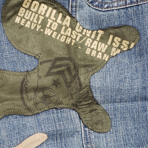 G-Unit Boy's Graphic Camo Straight Blue Denim Jeans - Picture 2 of 5